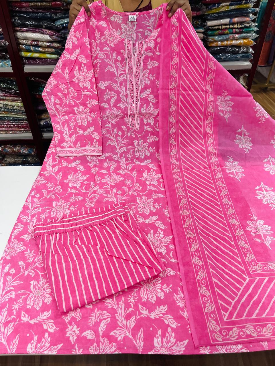 Pre PL Jaipuri Cotton - Baby Pink