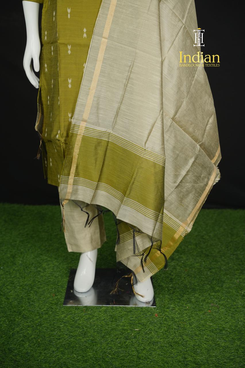 New 1 Raw Silk Sets - Green 1