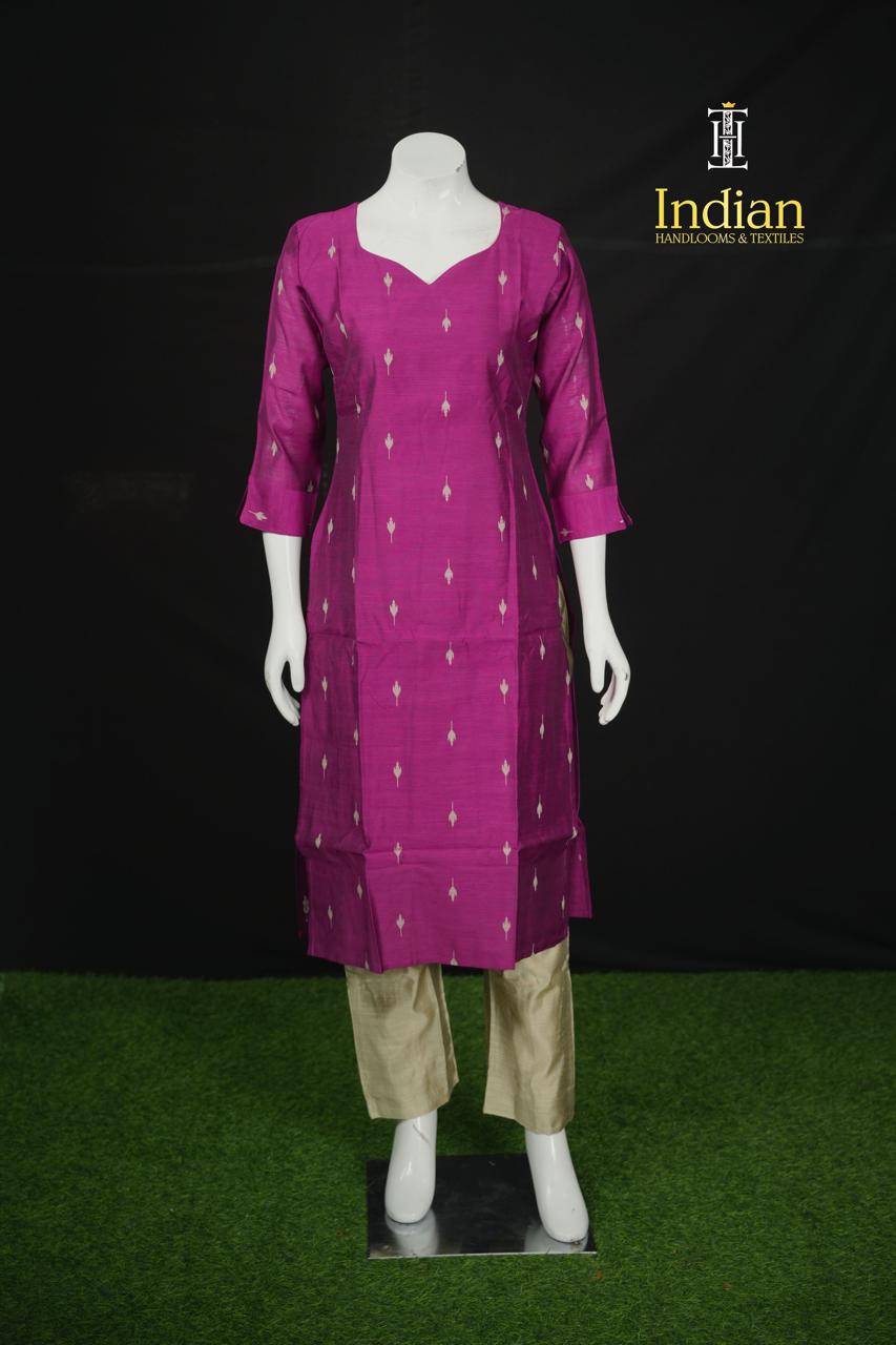 New 1 Raw Silk Sets - Majenta Pink