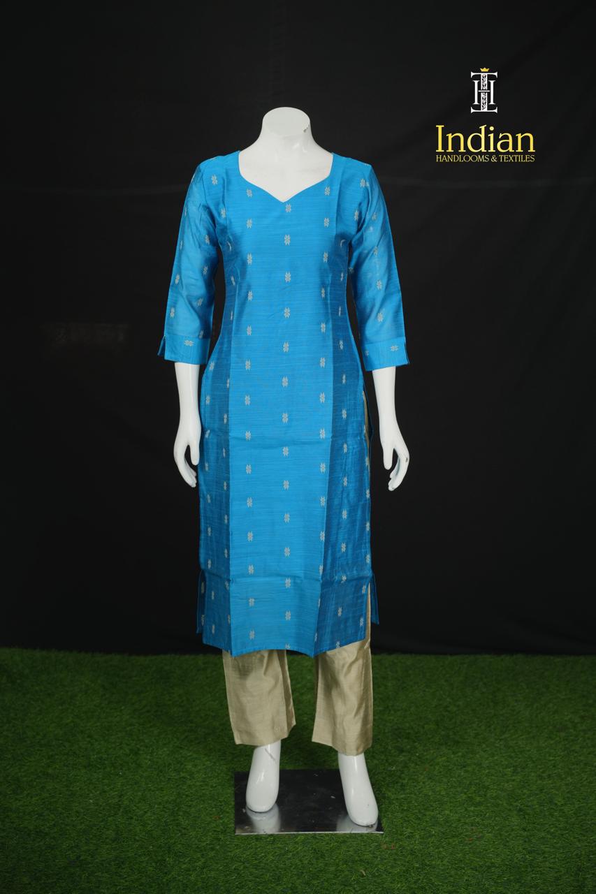 New 1 Raw Silk Sets - Sky Blue