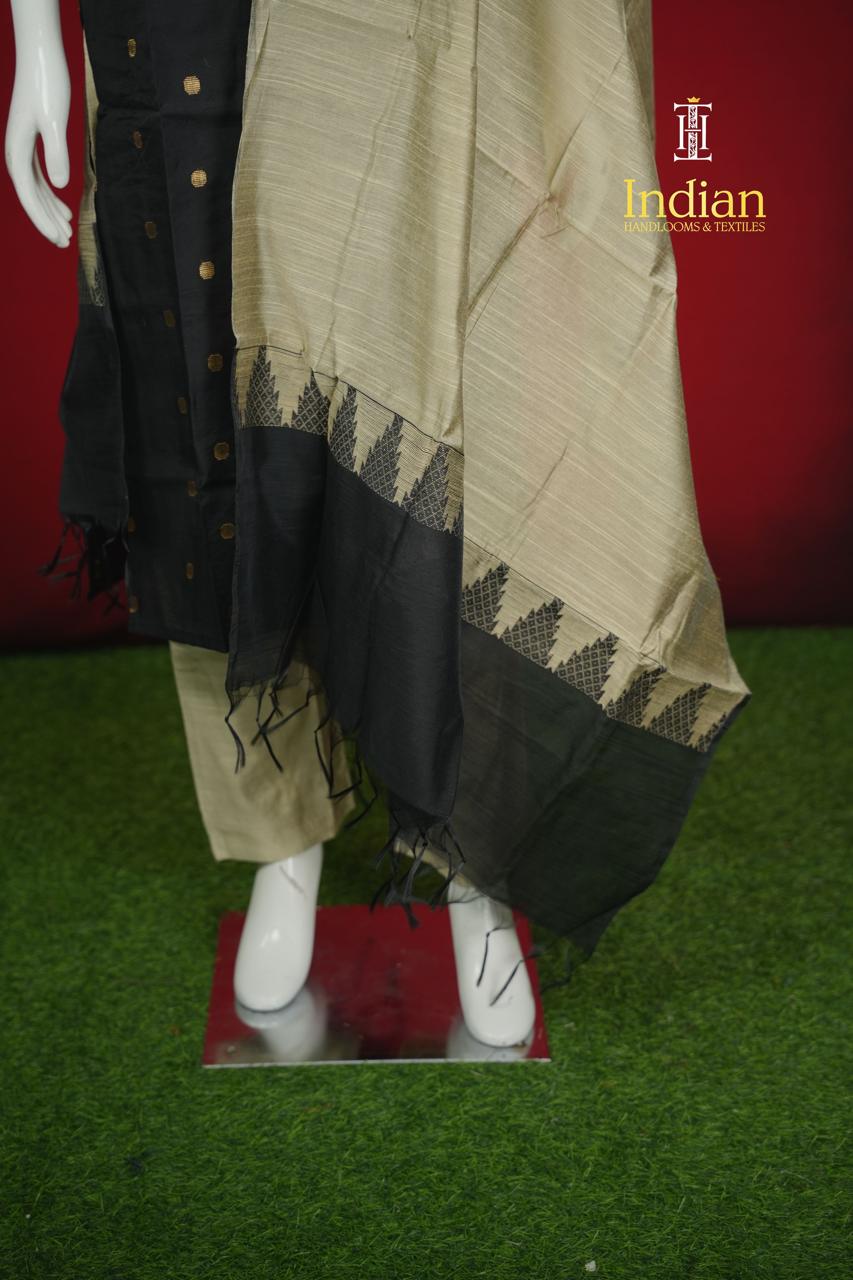 New 1 Raw Silk Sets - Black