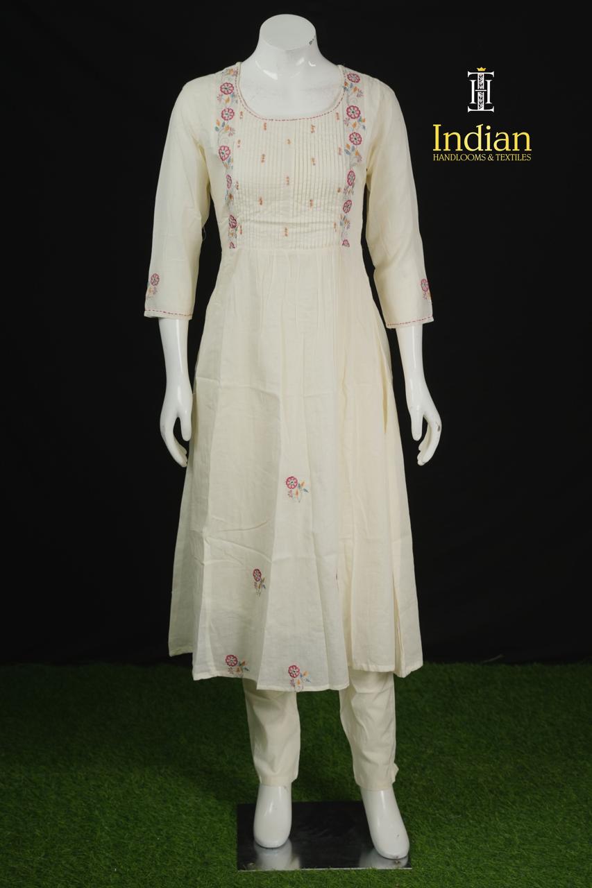 Premium Mul Cotton - Half White 103