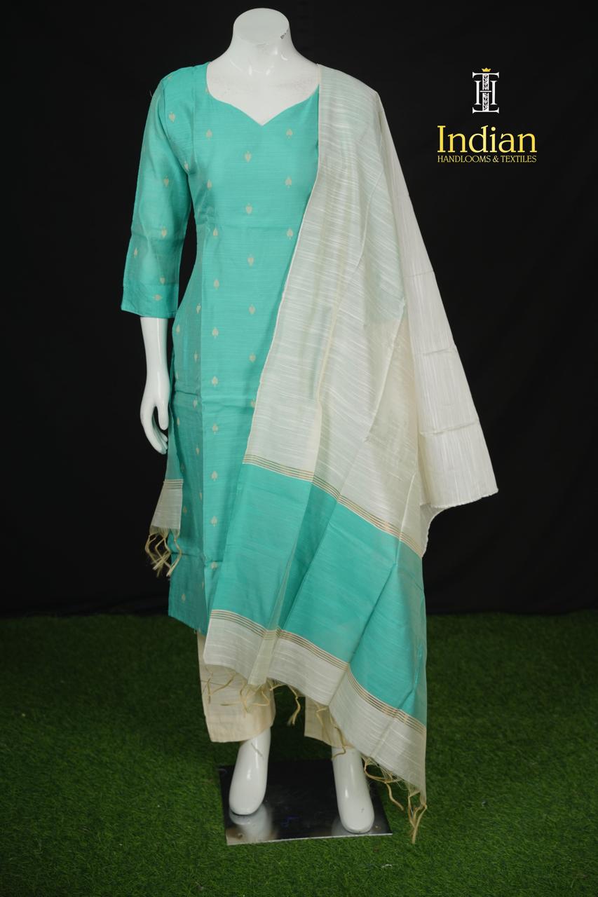 NP Raw Silk Sets - Sea Blue