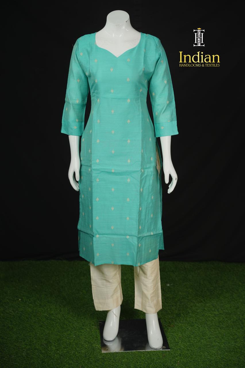 NP Raw Silk Sets - Sea Blue