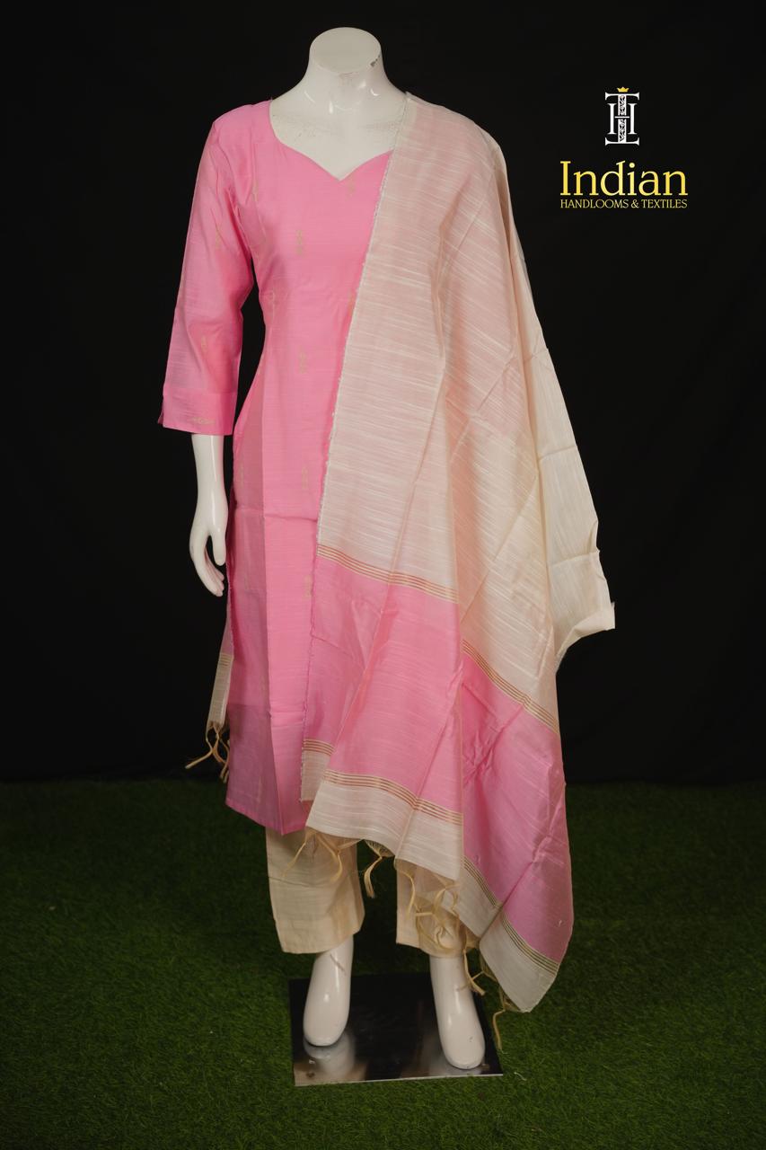 NP Raw Silk Sets - Baby Pink