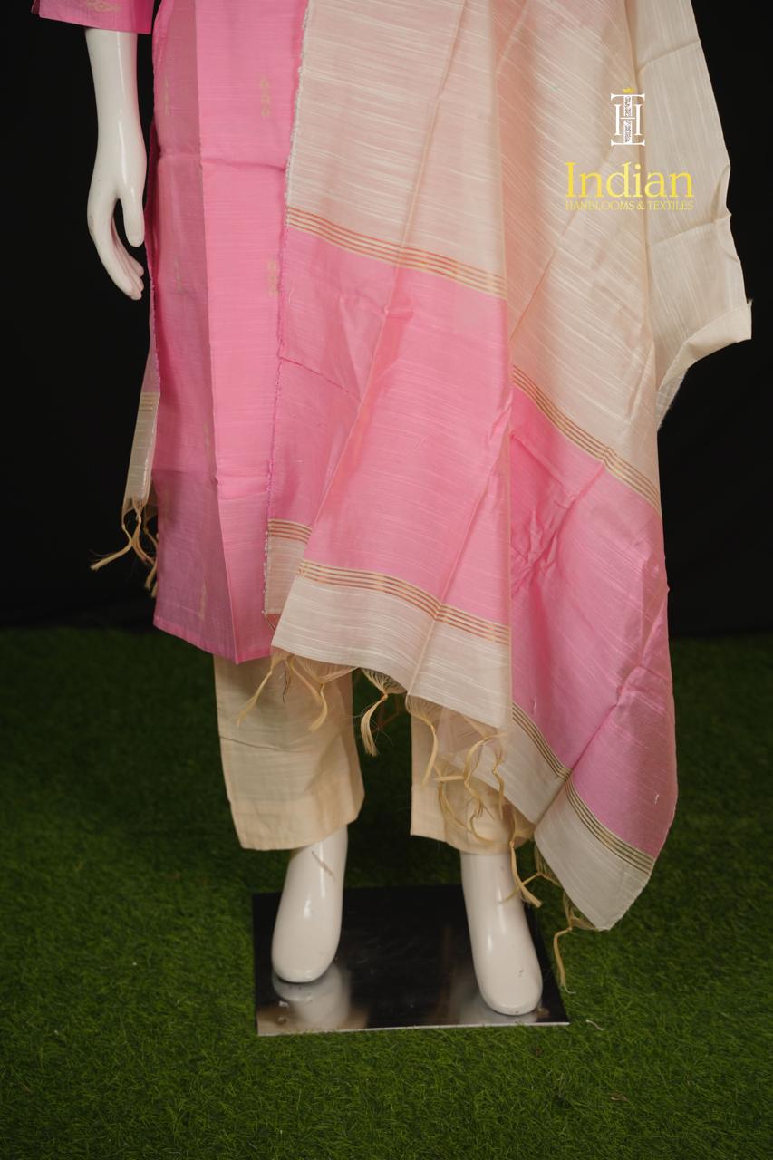 NP Raw Silk Sets - Baby Pink