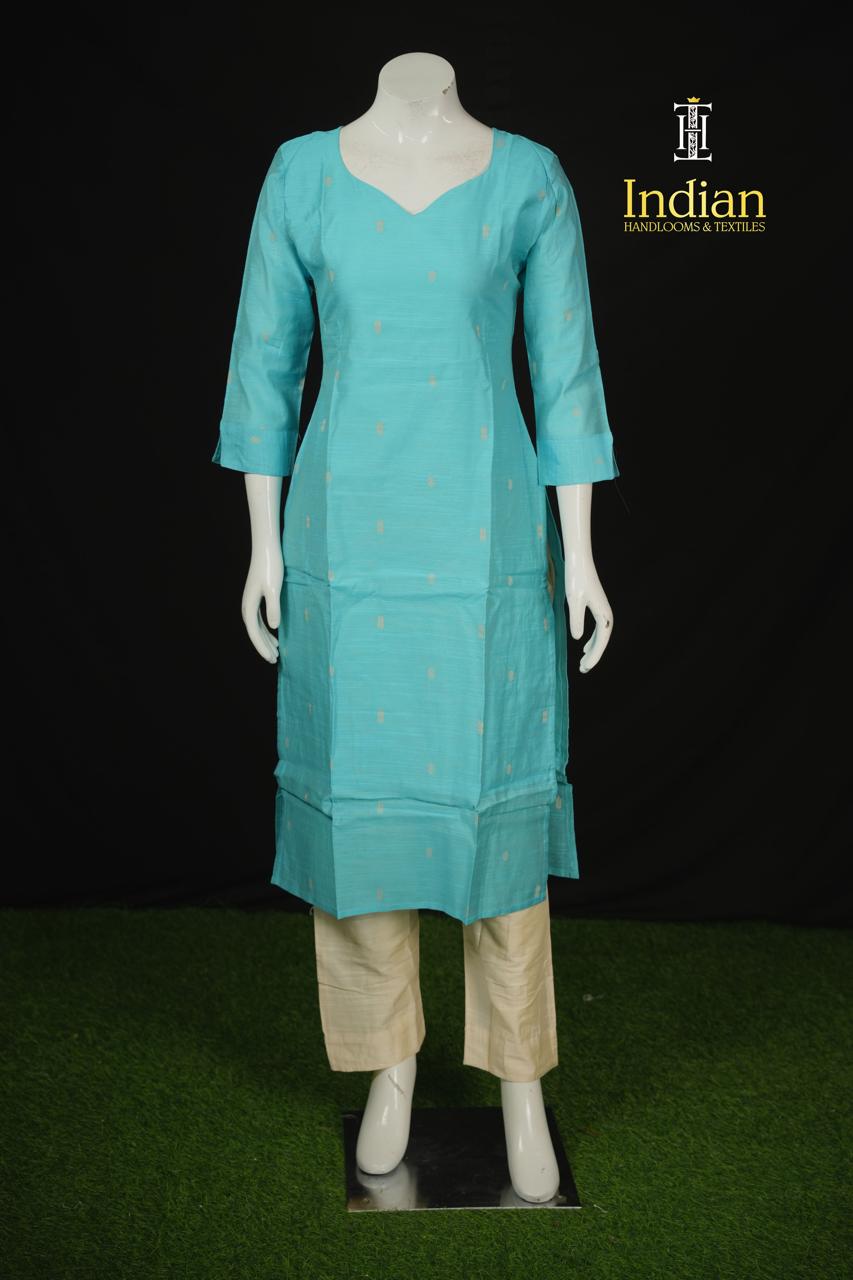 NP Raw Silk Sets - Sky Blue