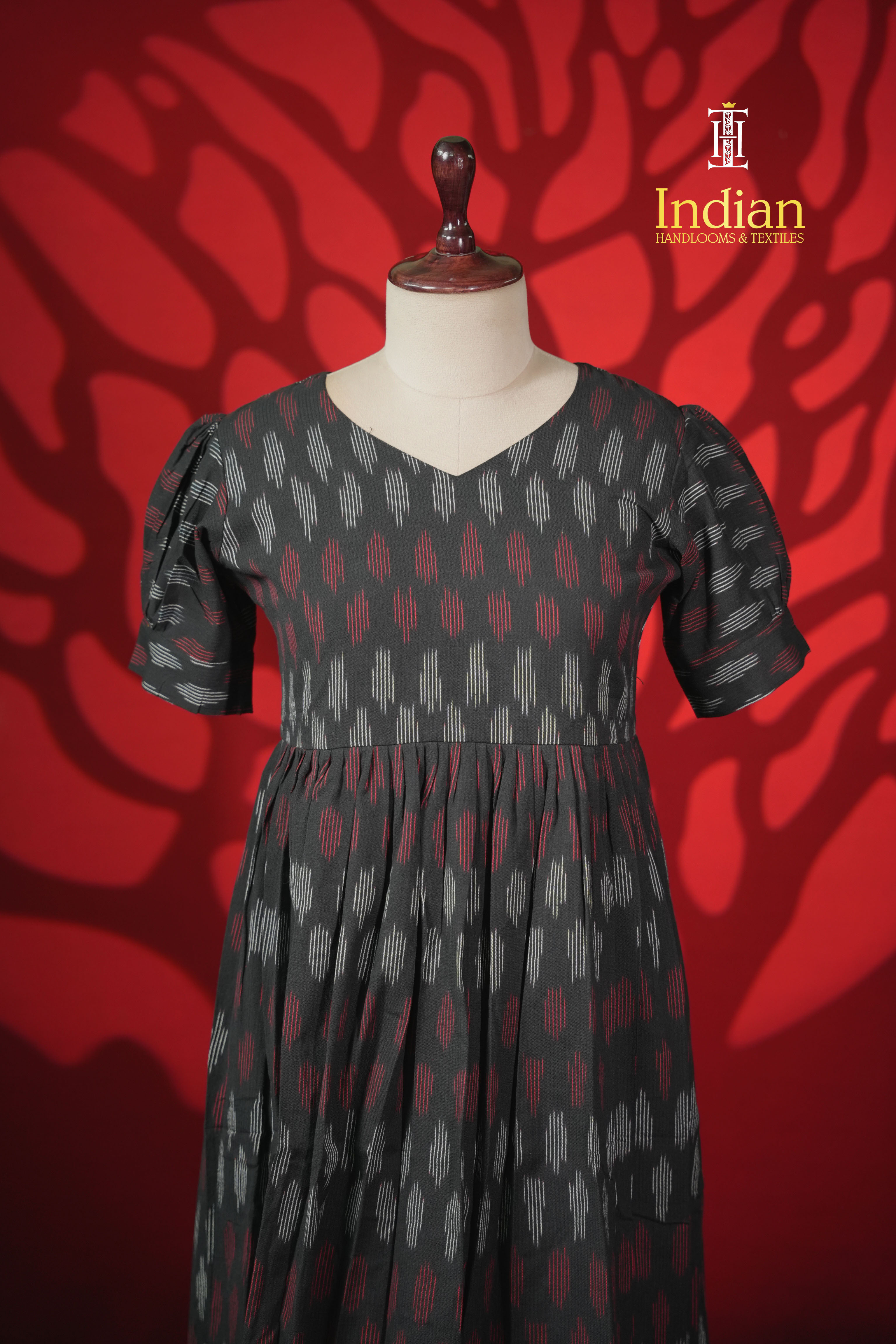 N Ikkath cotton frock Black