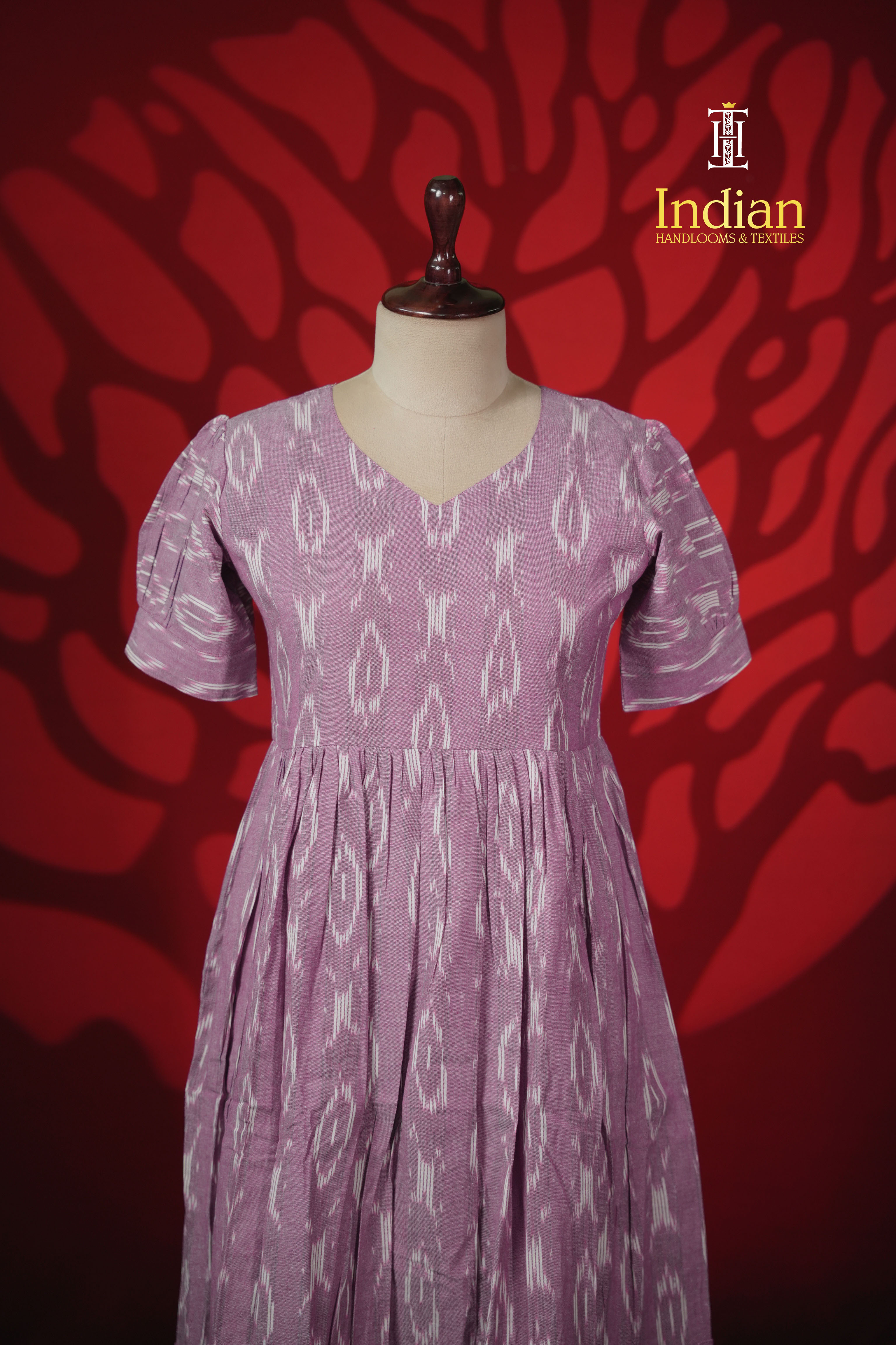 N Ikkath cotton frock- Lavender