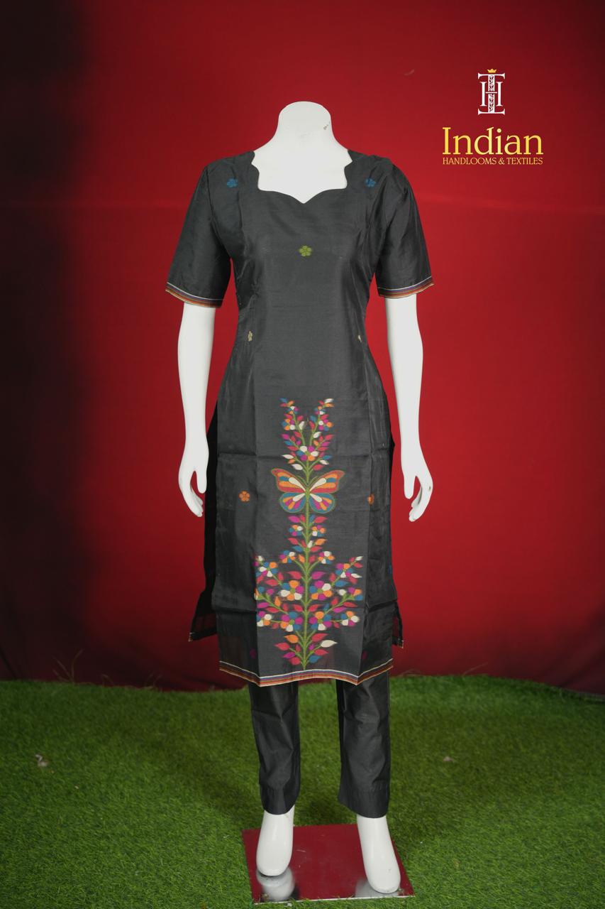 New Designer Jamdhani Sets -Black 5
