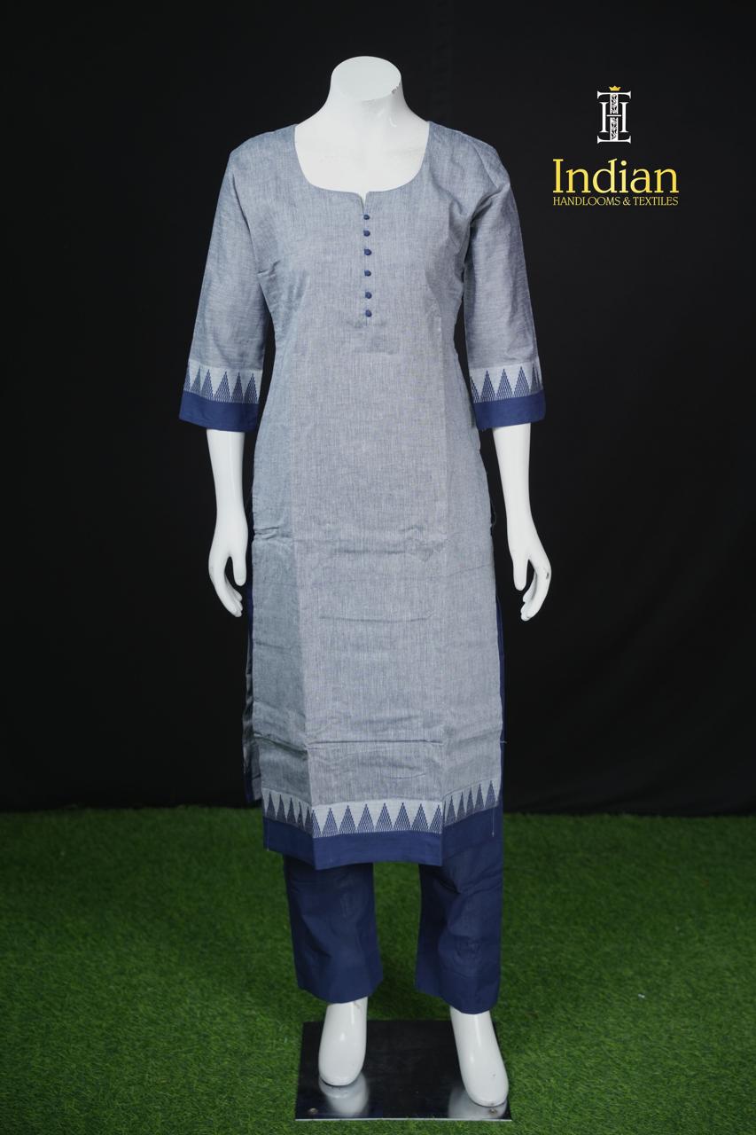 T Handloom 3Pc Sets- Blue