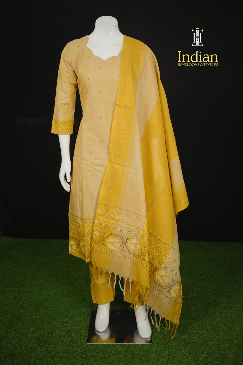 Nc Chettinad Cotton Sets - Yellow
