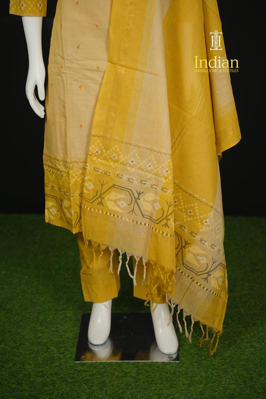 Nc Chettinad Cotton Sets - Yellow