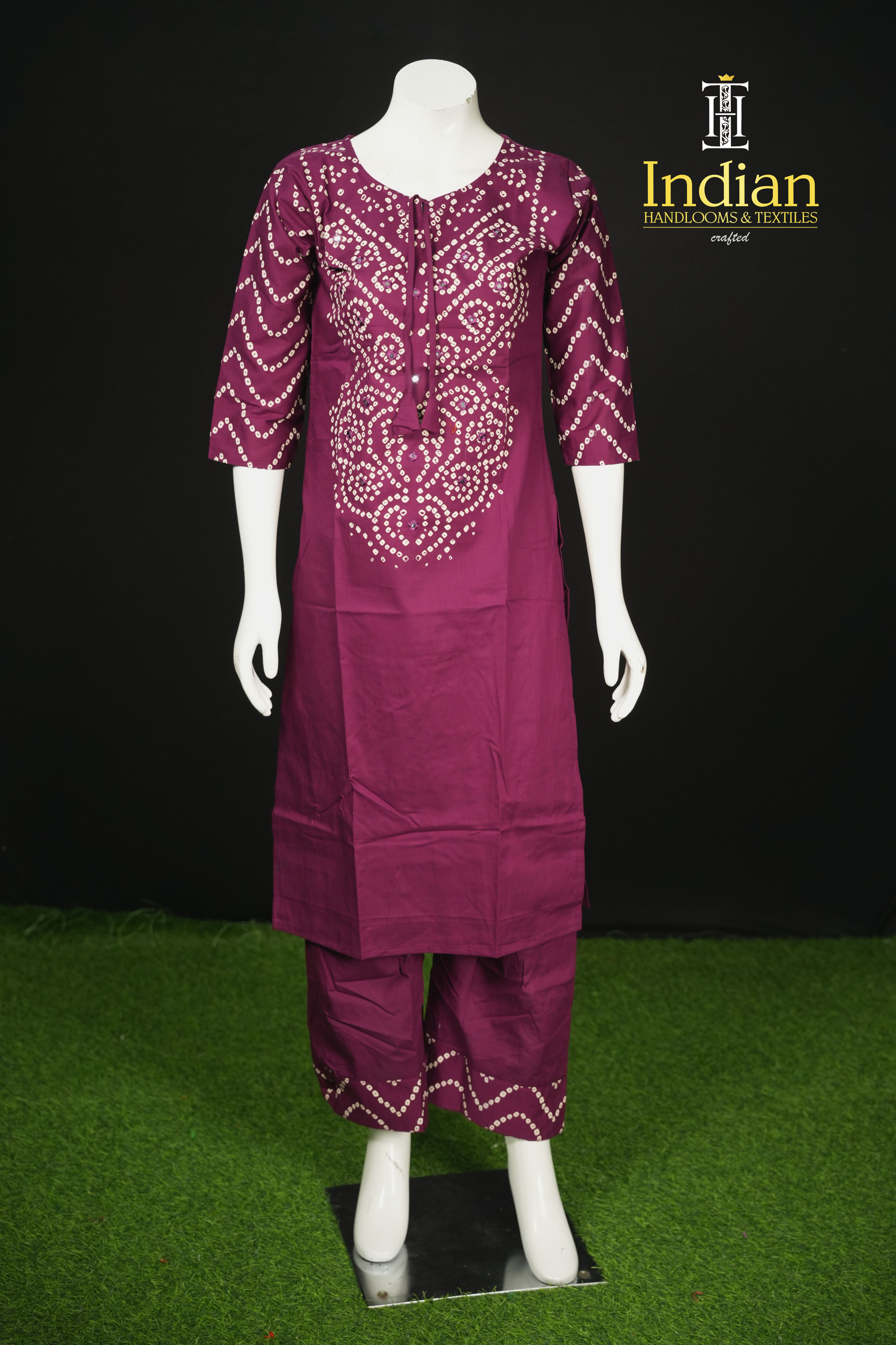 Soft Cotton 2Pcs Sets-Dark Wine