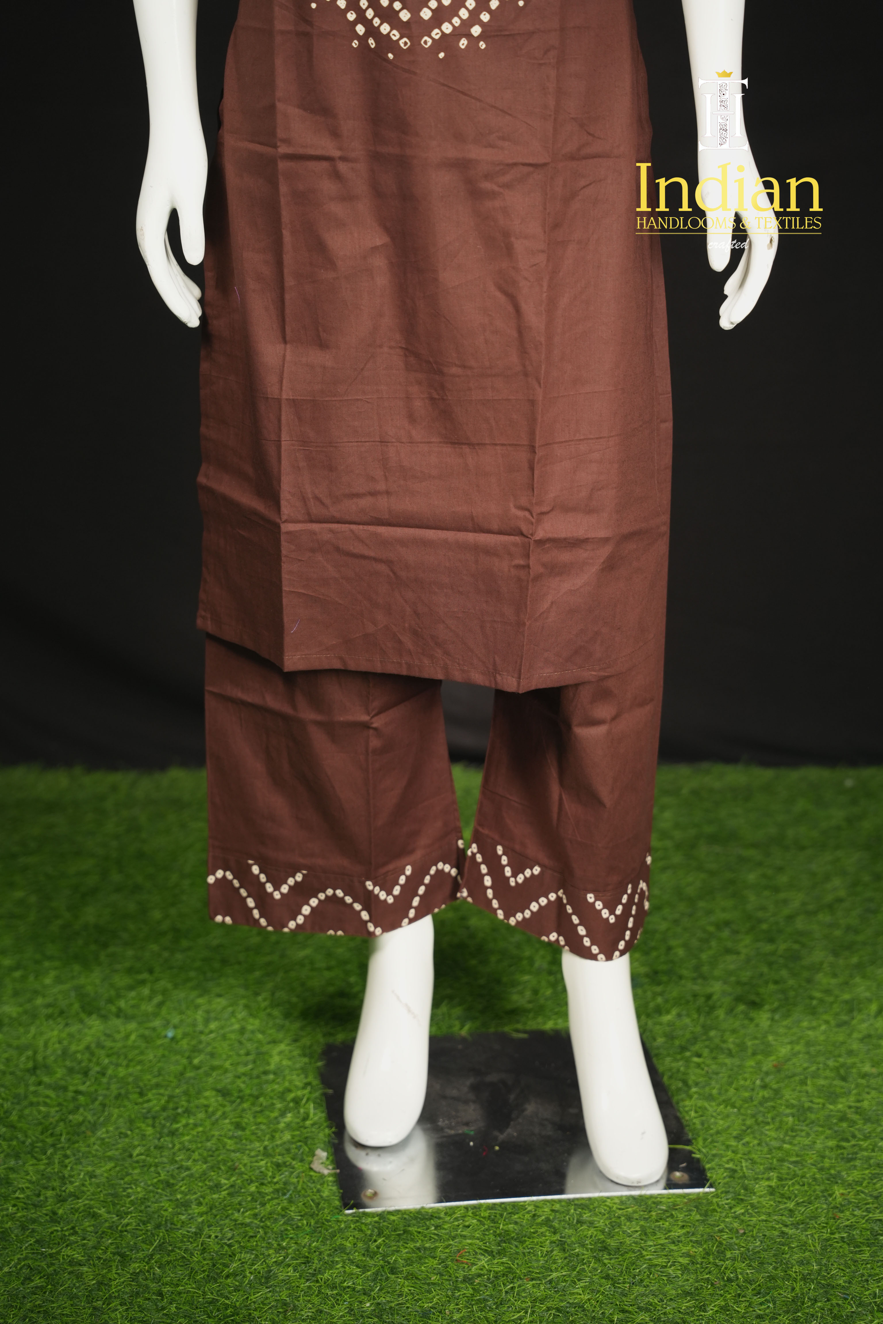 Soft Cotton 2Pcs Sets-Brown