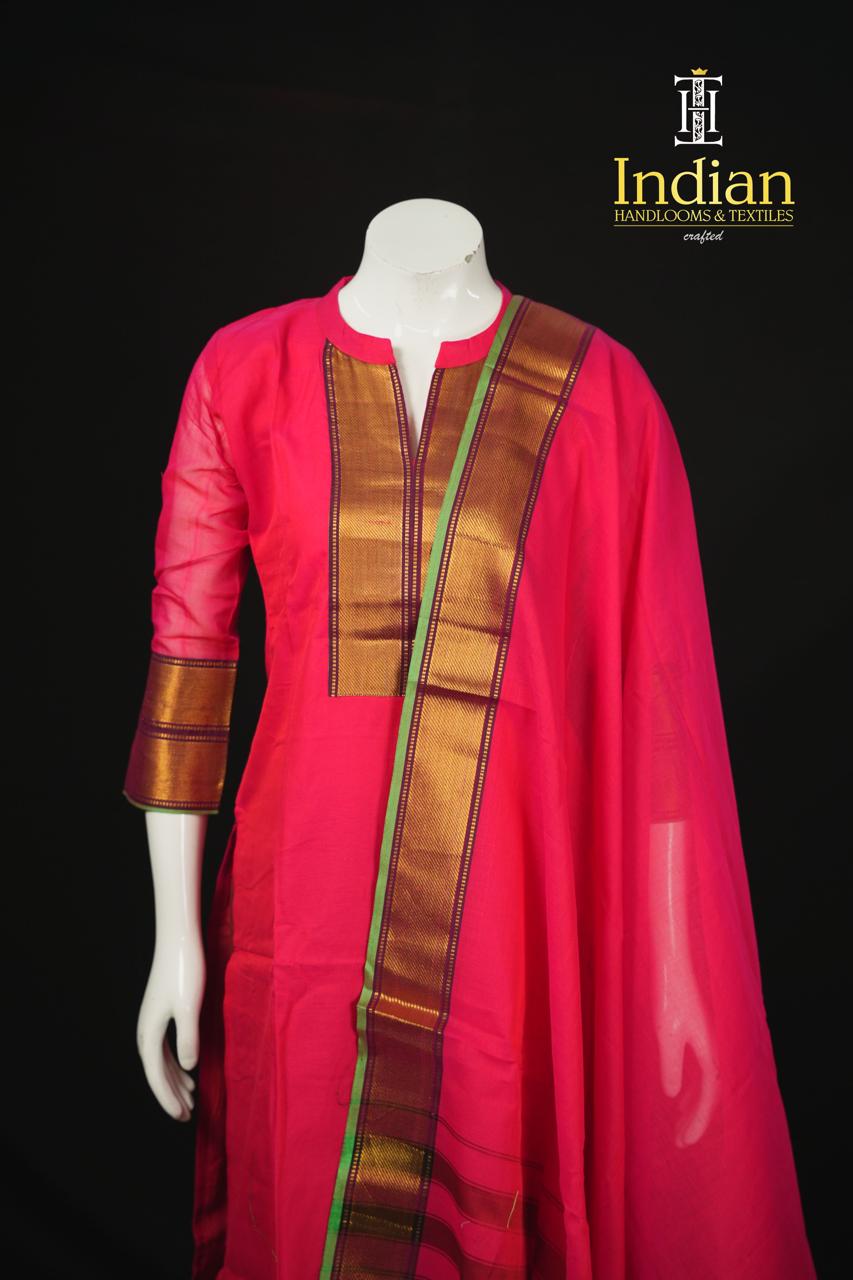 Narayanpet Pattu Sets - Red