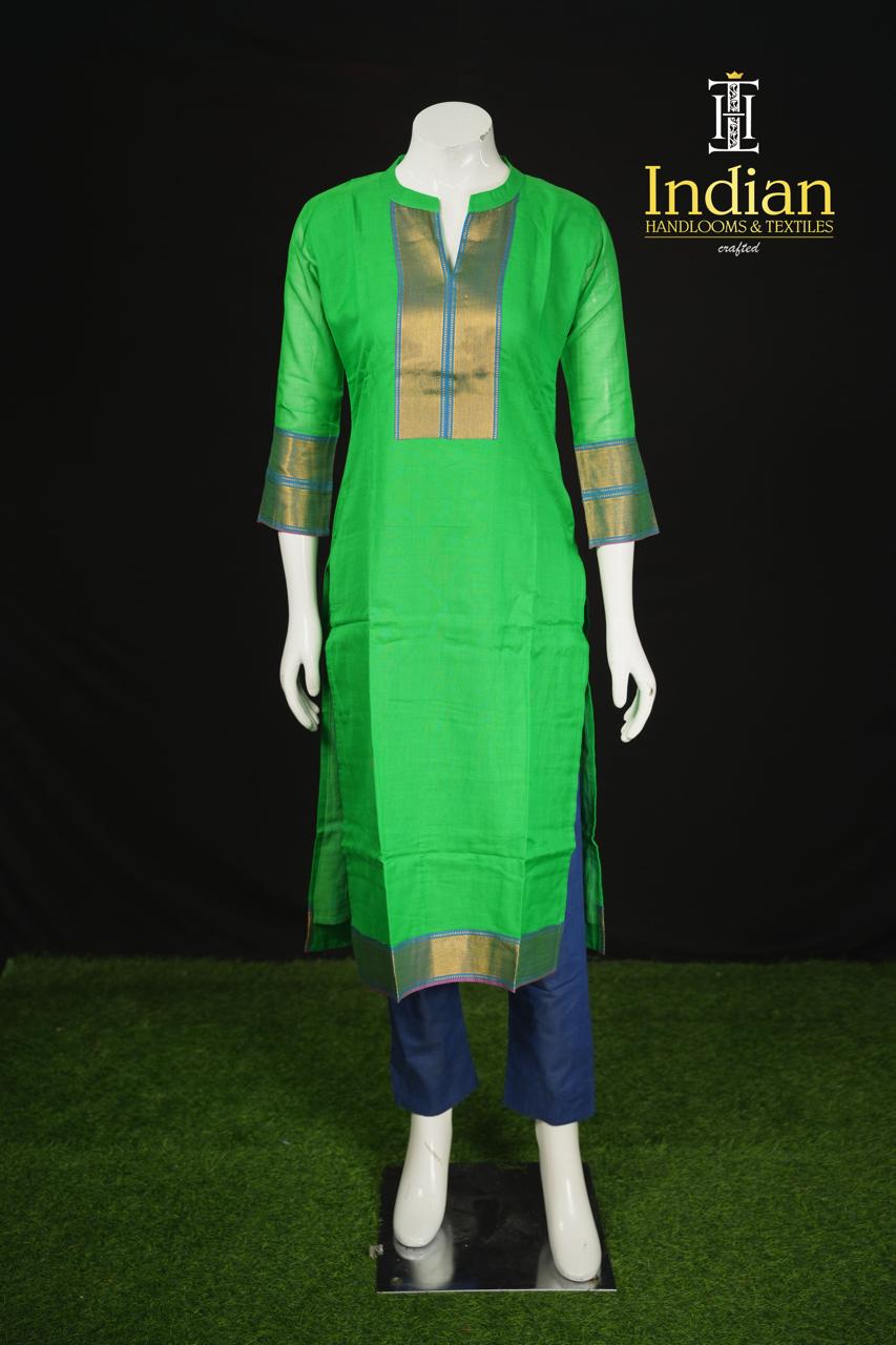 Narayanpet Pattu Sets - Green